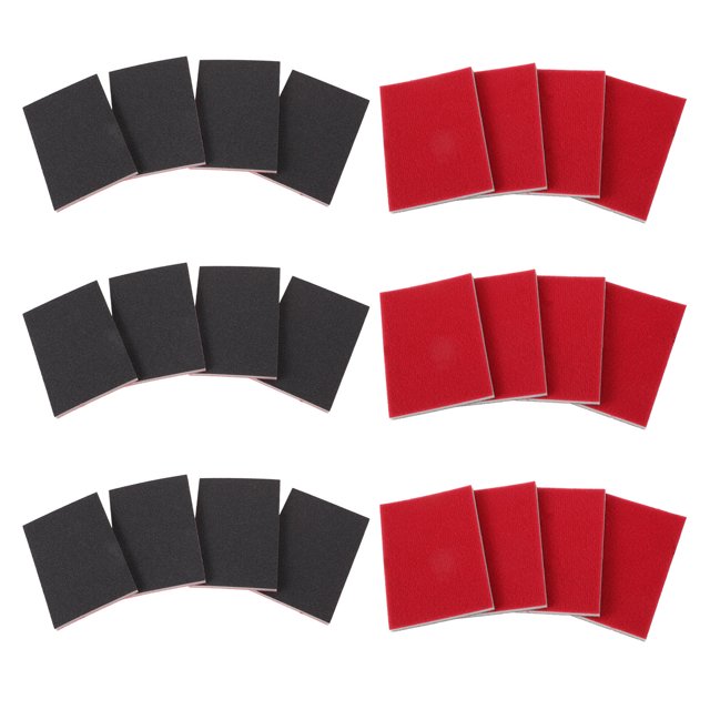 UPGRATOR 24Ud Bloques De Lija Esponja Para Muebles De Madera Y Metal Con Grano 320