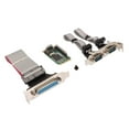 thumbnail image 3 of Puerto PCIER Tarjeta adaptadora en serie, Mini PCIe Combo Serial PC Ie Combo Tarjeta de expansión paralela en serie PCI Expressto Impresora Tarjeta de expansión de puerto LPT Rendimiento inigualable, 3 of 8