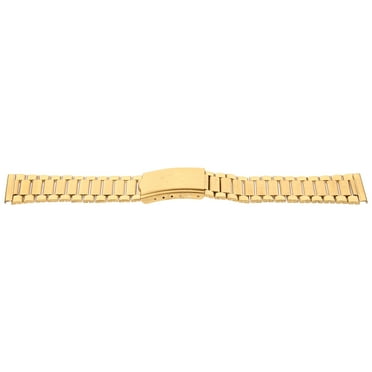 Men's Watch Accessories Old Stainless Steel Bracelet Covered Strap Folding Buckle Flat (silver 18mm) Metal Band Miss