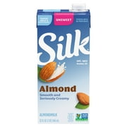 Silk Shelf Stable, Dairy Free, Lactose Free, Gluten Free, Unsweetened Almond Milk, 32 fl oz Quart