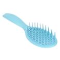 thumbnail image 4 of Peine de masaje con diseño hueco y mango curvo antideslizante que alivia la presión de la cabeza y evita la caída del cabello, cepillo para el cabello para peluquería casera, azul, 4 of 9