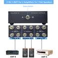 thumbnail image 2 of Selector de amplificador/altavoz SOLUPEAK P2 2-IN-1-OUT, 2 of 6