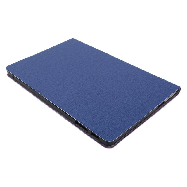 Funda de cuero para Tab 13, resistente a caídas, protección total, orificios precisos, piel sintética, color azul
