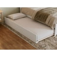 thumbnail image 3 of AFI Portland King Wood Platform Bed with Footboard and Twin XL Trundle, White, 3 of 14