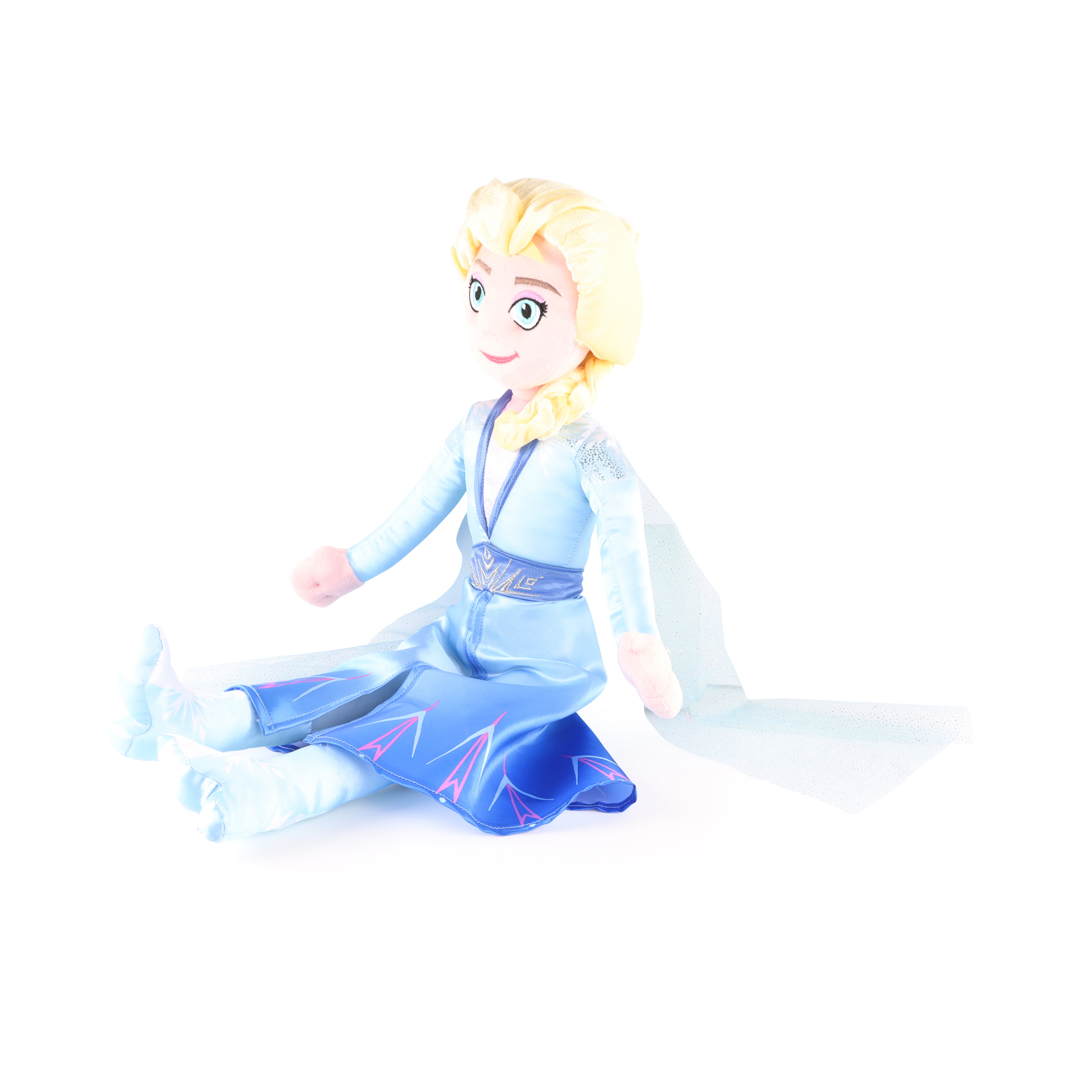 Disney Frozen Elsa Pillowbuddy, Soft Plush, Blue