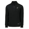 thumbnail image 2 of Men's Cutter & Buck Black Los Angeles Dodgers Roam Eco Quarter-Zip Jacket, 2 of 3