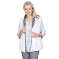 thumbnail image 1 of Alfred Dunner Womens Petite Reversible Collared Fur Vest, 1 of 6