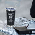 thumbnail image 4 of Gifts for Dad, Birthday Gifts For Dad From Daughter Son, 20oz Tumbler Stainless Steel Double Wall Vacuum Insulated Travel Coffee Mug Best Dad Ever Gifts for Father''s Day, 4 of 5