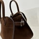 thumbnail image 5 of Bolso de mano de piel Margaux 10 de alta calidad, bolso de hombro, diseño sencillo, capa superior de piel de vaca, gamuza suave Margaux10, 5 of 5