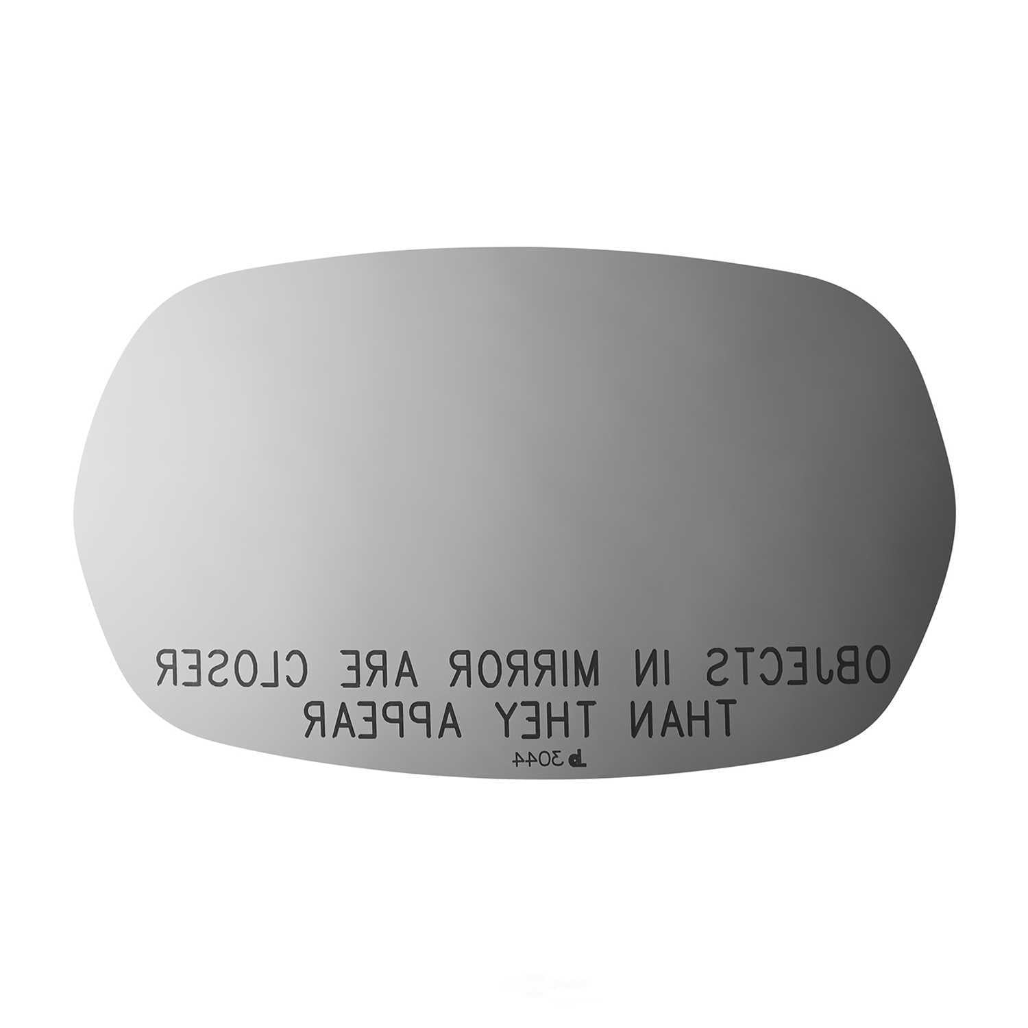 Burco Side View Mirror Replacement Glass - Clear Glass - 3044