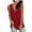 Wine, variant on Women Summer V Neck Sleeveless Vest Shirt Casual Tunic Tops Blouse Berry Top Women 2XL