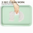 thumbnail image 6 of 9-Piece Baking Pans Set Nonstick, Stackable Non Toxic Bakeware Sets with Diamond Texture, Oven Pan Set for Cooking, Includes Cookie Sheet with Rack, Cake Pan, Roasting Pan, Muffin Tin, Green, 6 of 6