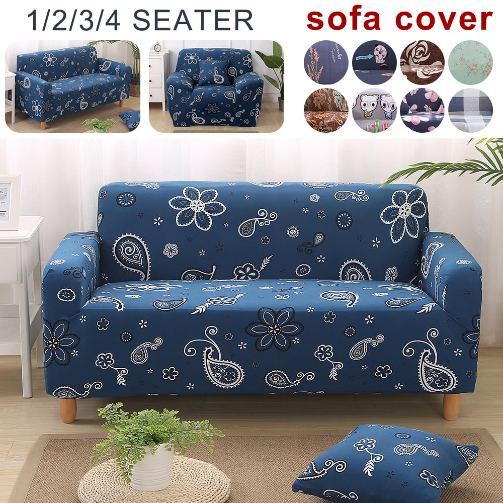 Details about   All-inclusive Sofa Cover Floral Without Armrest SofaCover Tight Wrap Couch Cover 