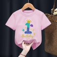 thumbnail image 4 of Bonita ropa para niños, regalo de sexto cumpleaños, camiseta de algodón para niñas, camiseta con estampado de corona de princesa sirena, camisetas rosas Harajuku Kawaii, 4 of 5