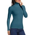 thumbnail image 3 of MANIFIQUE 2 Packs Women's Turtleneck Long Sleeve Shirts Fall Fashion Basic Thermal Underwear Tops Winter Clothes 2026, 3 of 6