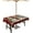 Christmassrs60226, variant on Fall Outdoor Tablecloth with Umbrella Hole, Farmhouse Orange Stripe Rectangle Tables Zippered Table Cloth Waterproof Tabletop Table Cover Collection for Patio, Garden, Picnic, Camping, Dining
