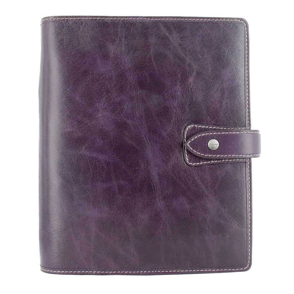 Filofax - Malden Organizer - A5 - Purple Leather - Walmart.com