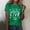 Green, variant on Womens Summer Tops Womens Summer Tops Trust I Watch On Patrol Live Basically Cop T Shirt for Women Casual Graphic Tee S