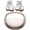 Rose Gold, variant on Clip On Wireless Earbuds Women 60H Battery, Bluetooth 6.0 Open Ear, Detachable Crystal Butterfly Earrings IPX5