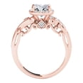 thumbnail image 4 of IGI Certified 1 Ct. Diamond Engagement ring In 14K Solid Rose Gold, 4 of 4