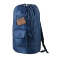 thumbnail image 3 of Whitmor Dura-Clean Laundry Bag Backpack - Dark Demim - Adult Use, 3 of 4