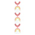 thumbnail image 1 of Cepillo Cateissary para niños en forma de U Rosa 3Conjunto, 1 of 6