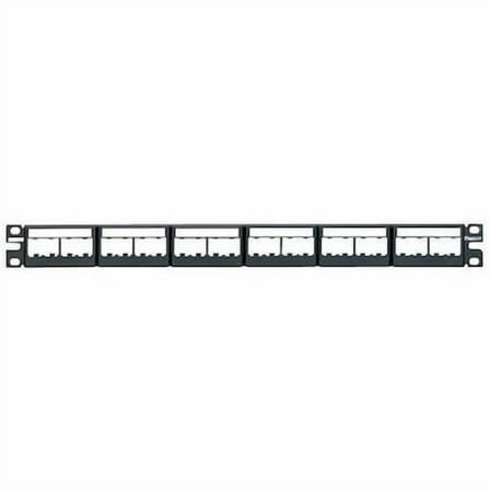 Panduit Patch Panel,Mini-Com,Rack Mt,24 Port CPPL24WBLY