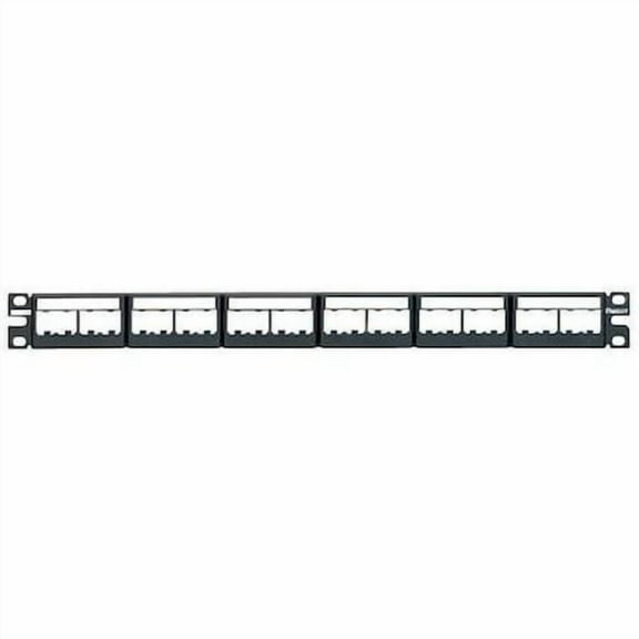 Panduit Patch Panel,Mini-Com,Rack Mt,24 Port CPPL24WBLY
