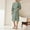Green, variant on ALLLIST Waffle Knit Pajamas Men with Pockets Big And Tall Long Sleeve Green Robes Hawaiian Comfy Bathrobes Teens Pajamas M-3XL