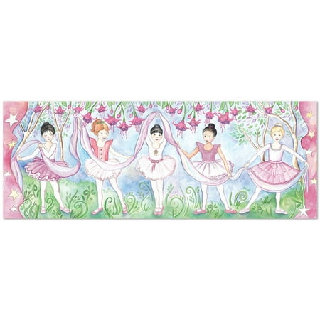 - Melissa & Doug Bella Ballerina Jumbo Jigsaw Floor Puzzle (48 pcs, nearly 4 feet long)