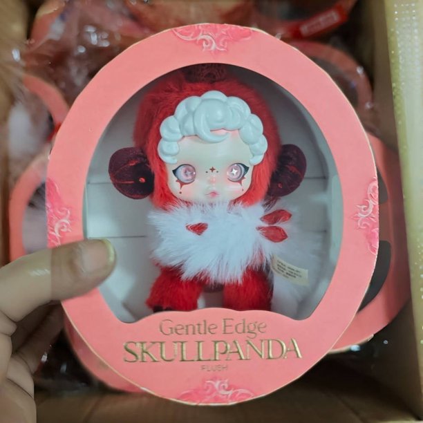 Venta caliente de la serie Skullpanda 1:1, muñeco Kawaii de la serie Wishful Symphony con movimiento invernal, llavero coleccionable, réplica de juguete, regalos de cumpleaños