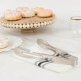 thumbnail image 2 of BalsaCircle 10 Silver Metal 9.5 in Serving Tongs with Scalloped Edge Party Event Catering, 2 of 8