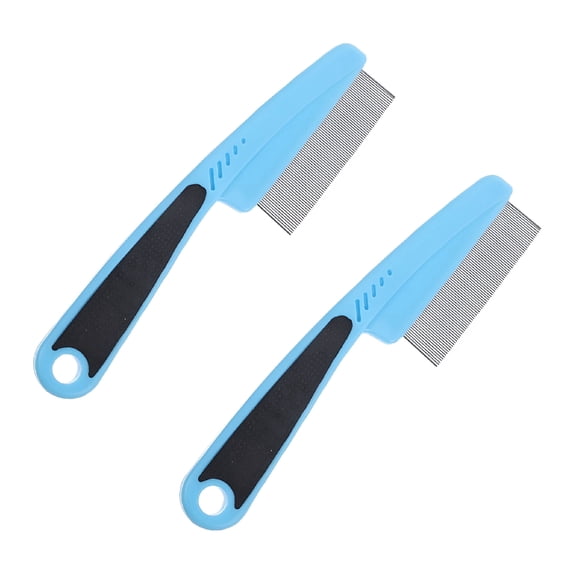 ACDANC Anti Dandruff Comb Hair Brush Stainless Steel Fine Tooth for Men, 2 Pcs