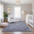 thumbnail image 6 of Addison Rugs Mayfield Premium Machine Washable Traditional Formal Lavender Rectangle Rug, 9' x 12', 6 of 6