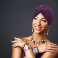 thumbnail image 3 of Minzimin 4 Pieces Turbans for Women Soft Pre Tied Knot Fashion Pleated Cancer Turban Cap Chemo Headwrap Sleep Hat, 4 Colors, 3 of 6