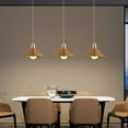 thumbnail image 3 of Industrial Style Gold Pendant Light Fixture, Simple Vintage Farmhouse Metal Pendant Lamp, Retro Rustic Pendant Lighting for Over Kitchen Sink Island Dining Room Table Bar Counter Entrance, 3 of 7
