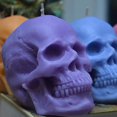 thumbnail image 5 of Molde de vela de calavera: molde de silicona para velas para cera, fabricante de resina epoxi para aromaterapia, excelente regalo hecho a mano, kit para hacer velas (molde de calavera), 5 of 5