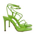 thumbnail image 3 of XY London Womens Flynn Strappy Stiletto Heel High Heels, 3 of 4