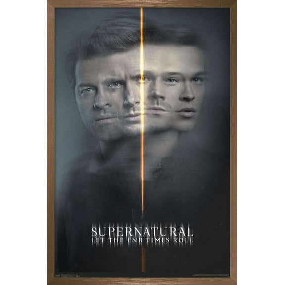 Supernatural - Dual Faces Wall Poster, 22.375" x 34", Framed