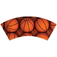 thumbnail image 3 of Mugzie 12-Ounce "Low Ball" Tumbler Drink Cup with Removable Insulated Wetsuit Cover - Basketballs, 3 of 4