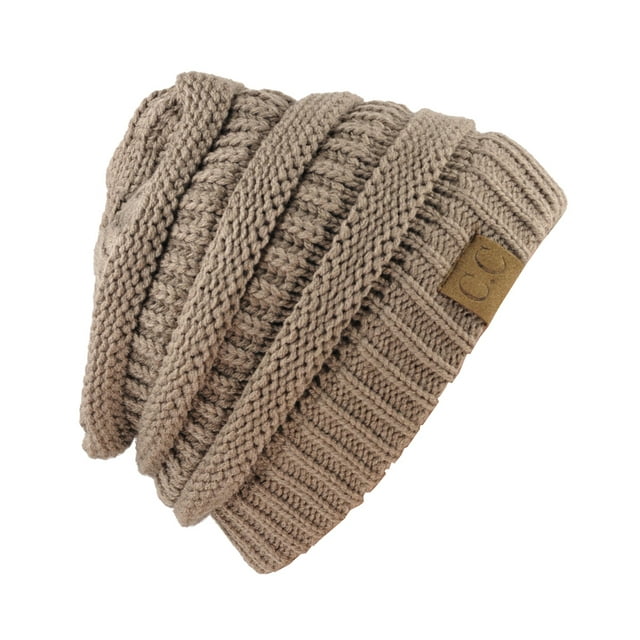 Bonnet Tricoté Extensible Doux et Chaud Unisexe Skully-HAT20A-Beige