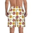 thumbnail image 3 of Kdxio Sunflowers And Skull Pattern Mens Casual Shorts - Drawstring Summer Beach Sports Shorts for Men, 3 of 9
