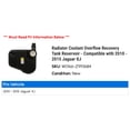thumbnail image 2 of Radiator Coolant Overflow Recovery Tank Reservoir - Compatible with 2010 - 2015 Jaguar XJ 2011 2012 2013 2014, 2 of 2