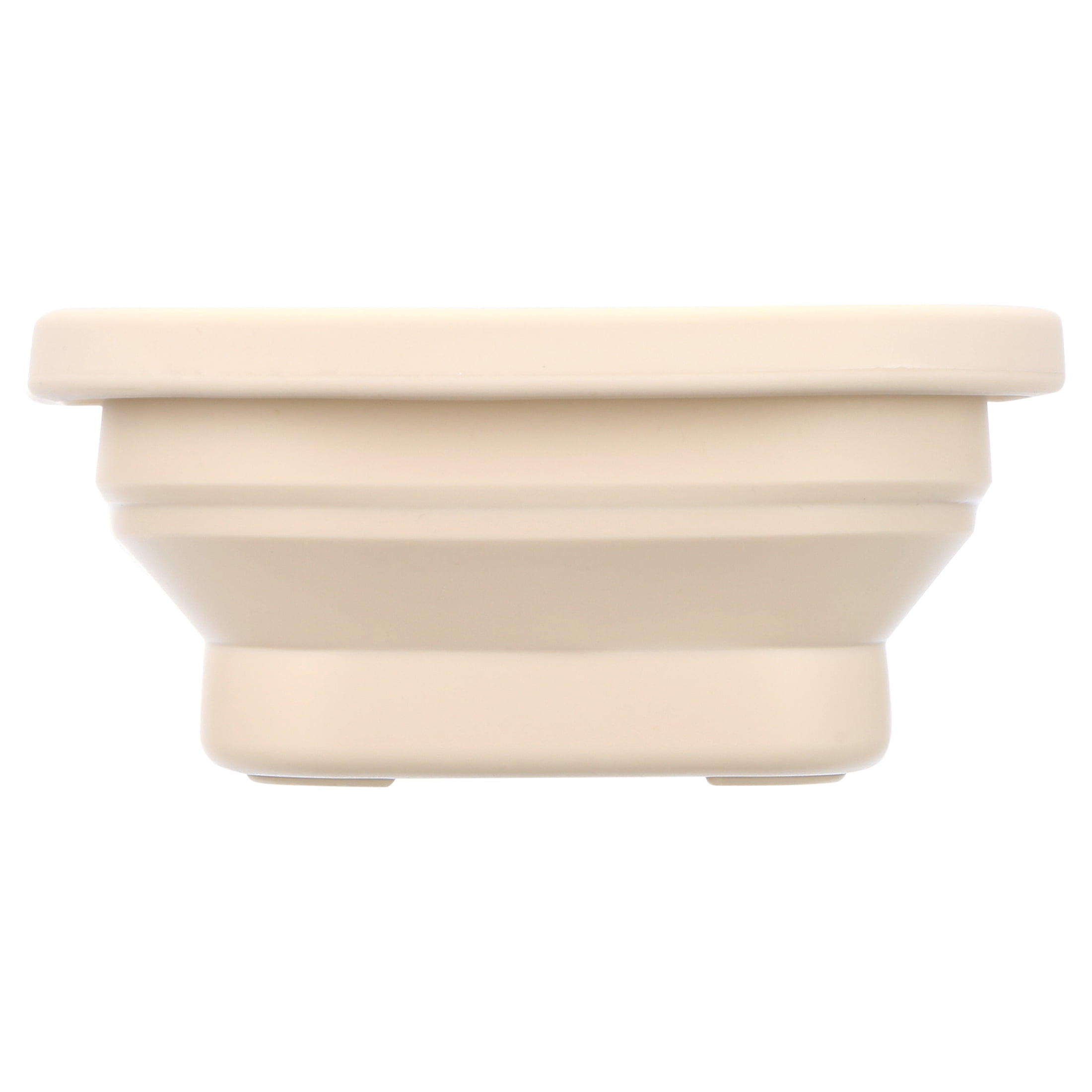 Austin Baby Co Silicone Collapsible Snack Bowl for Toddler and Kids – Reusable Snack Container with Two Specialized Lids – BPA free, Dishwasher Safe and Leakproof for Babies (Safari Warm Cream)
