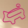 thumbnail image 4 of LetCart Clip De Papel Lindo Forma De Cerdo Marcador Clip De Papel Forma De Animal De Dibujos Animados Marcador Archivo De Papel Clips De Metal Suministros Escolares De Oficina Cerdo, 4 of 5