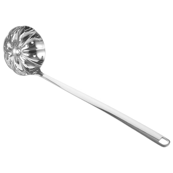 LOLIPPYY 1Pack Stainless Steel Soup Spoon With Round Bowl Shape For Family And Restaurant Use