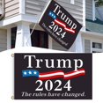 thumbnail image 2 of Donald 2024 De 90X150Cm, Bandera De Brisa, Bandera Duradera Para Exteriores Eigraketly HA043049-01, 2 of 4