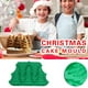 thumbnail image 4 of Moldes de Silicona Navideños - Molde de Silicona Verde para Hornear Mousses, Pasteles, Magdalenas, Cubitos de Hielo, Gelatina, Chocolate, Jabón, Loción, Barras de Baño, Velas | 31,5 X 19 X 2,5 Cm / 1, 4 of 6