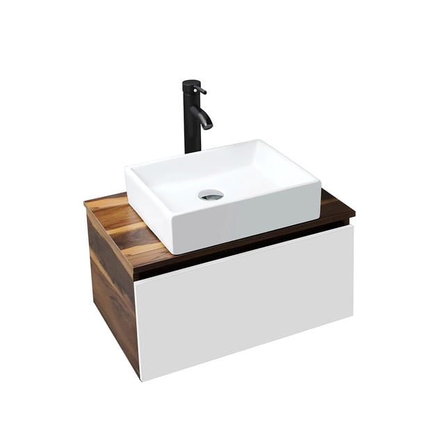 Esatto Mueble moderno flotante para baño con luz Antara