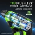 thumbnail image 3 of Greenworks 24V Brushless SDS 1.2J Rotary Hammer with 4Ah USB Battery and 2A (1H) Adaptor Charger, 3 of 6